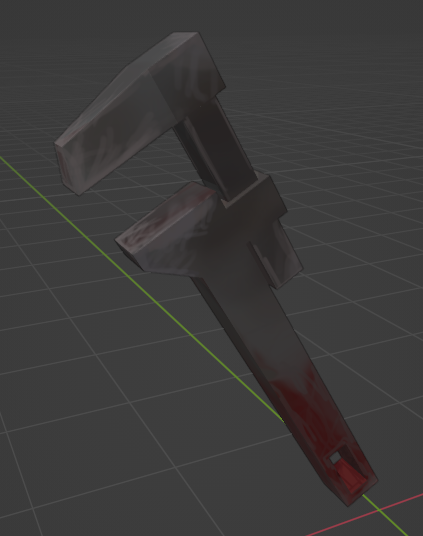 low poly wrench